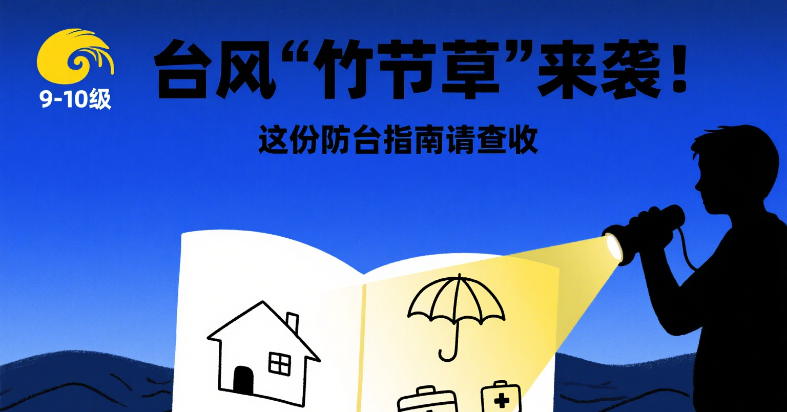 臺風 “竹節(jié)草” 來襲！這份防臺指南請查收